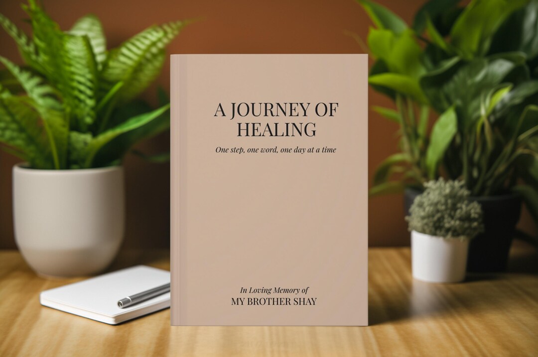A Journey of Healing Personalized Grief Journal, Loss of Brother Memorial Gift, in Loving Memory ...