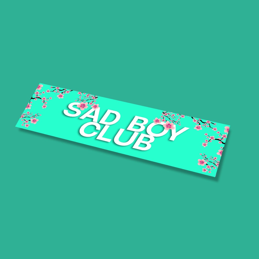 Sad Boy Club Sticker Slap Drift Stickers JDM Stickers Car Etsy