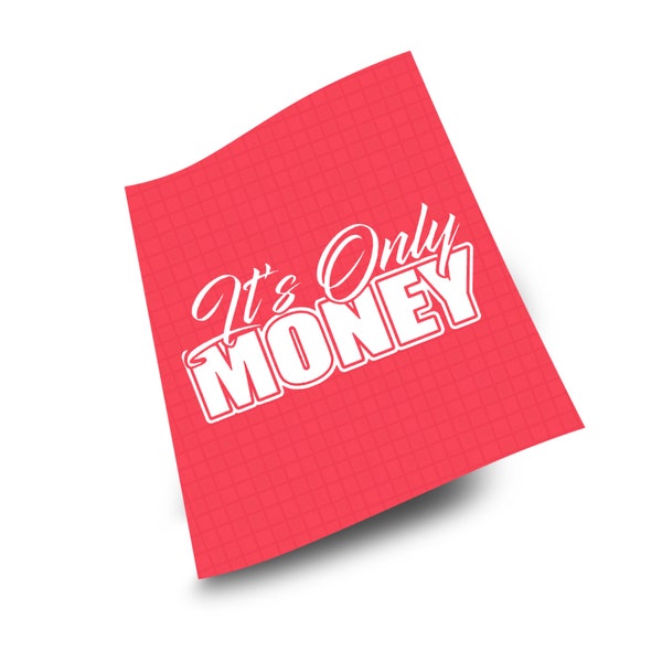Its Only Money Decal - Etsy