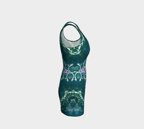 camouflage bodycon dress Abstract Print Bodycon Dress – Ashley Stewart main image 0