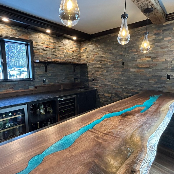Live Edge Epoxy Counter Tops Etsy