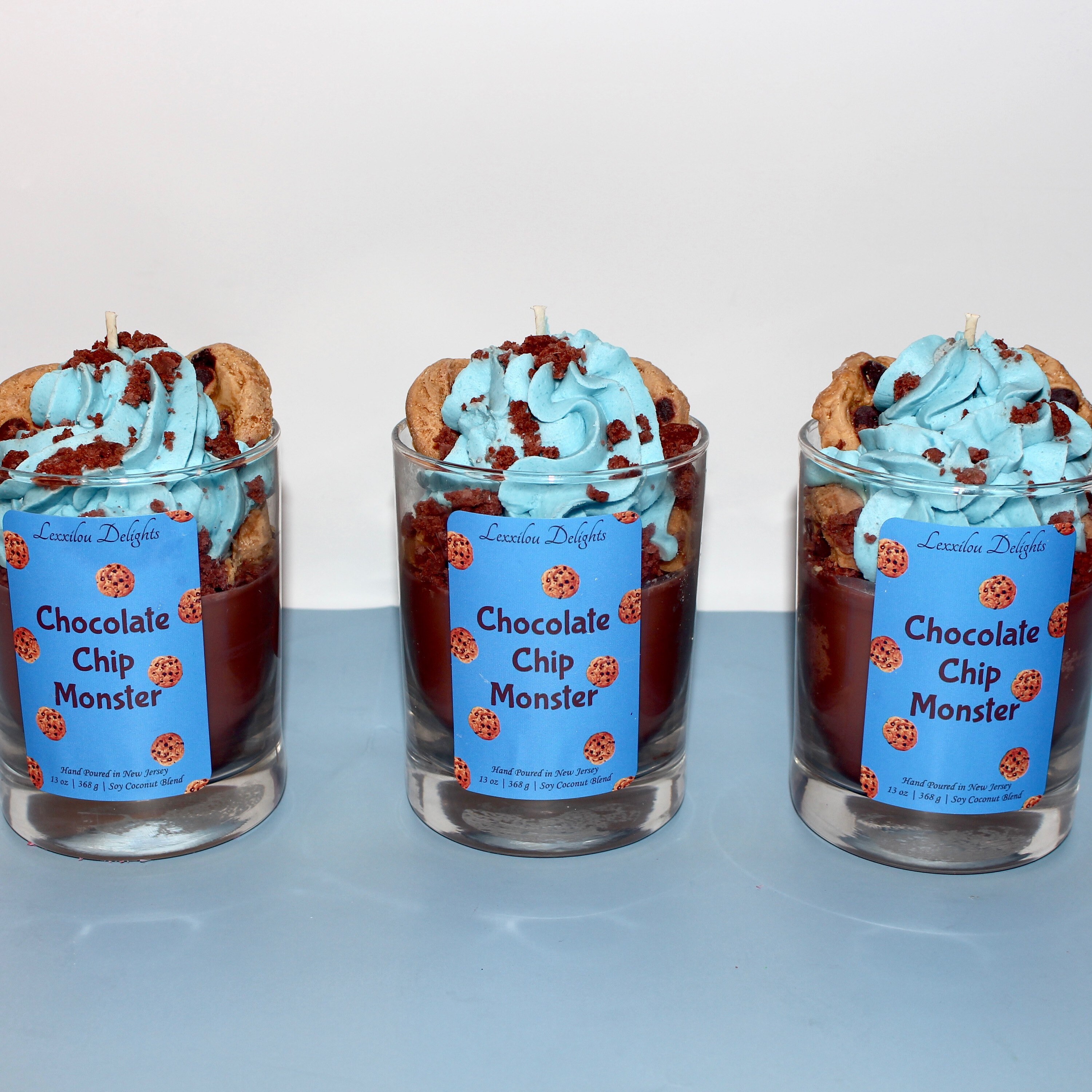Cookie Monster Candle Food Candle Dessert Candle Cookie Candle Etsy