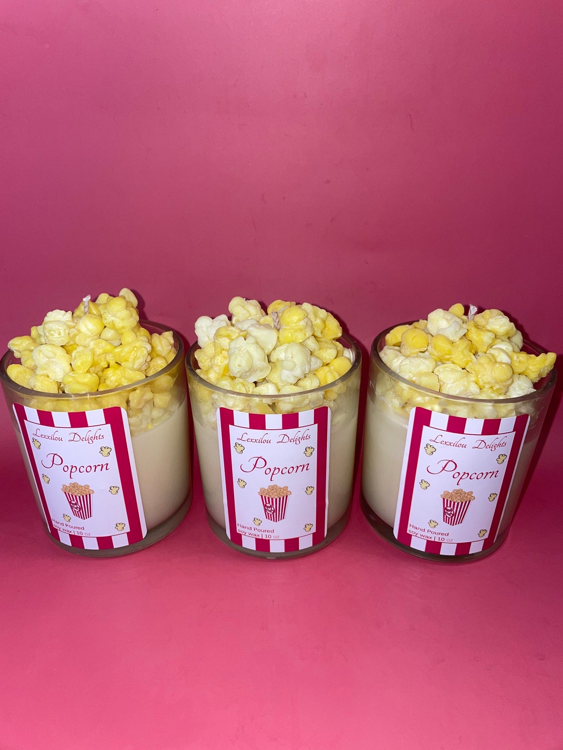 Buttered Popcorn Candle Netflix and Chill Food Candles Etsy