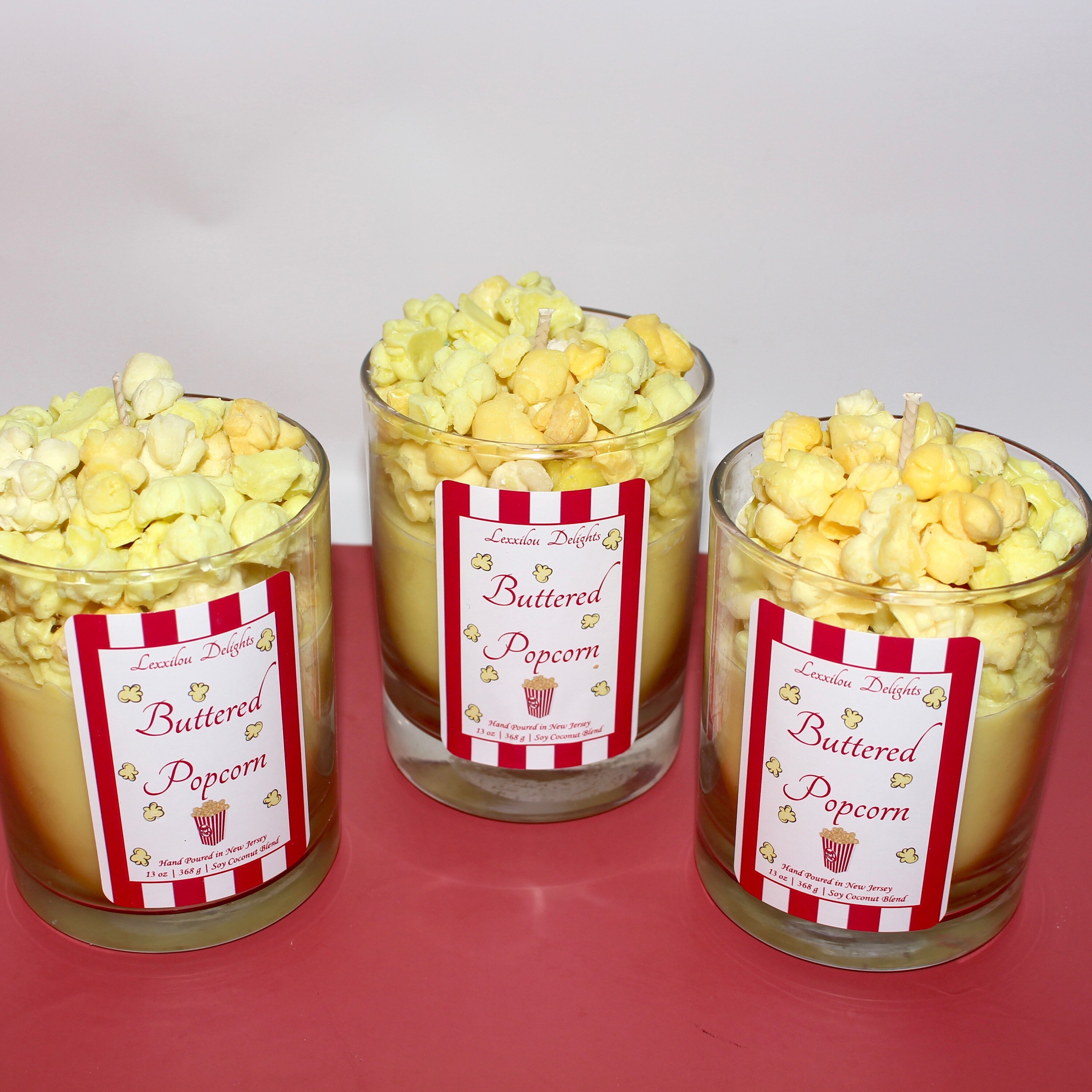 Buttered Popcorn Candle Netflix and Chill Food Candles Etsy