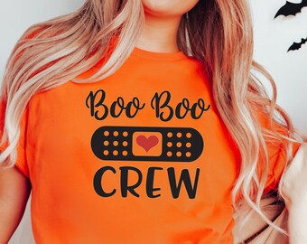 BOO BOO Crew, Nurse Shirt, Gift For Nurse, Funny Shirt For Nurse, School Nurse Shirt, Nurse Crew Shirt, New Nurse Gift Halloween Nurse Shirt
