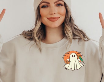 Boo Boo Nurse Crew Shirt, Spooky Nurse Halloween, Ghost Nurse, RN ER ICU Halloween Nurse Tee, Med Nurse, Nursing Student, Fall Nurse Shirt