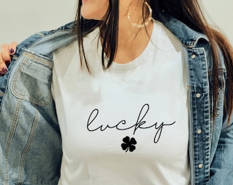Lucky Sweatshirt, St. Patricks Day Sweatshirt, St Pattys Day Outfit, Lucky Shirt, Women St Patricks Day Shirt, Irish Sweatshirt, Lucky Tee