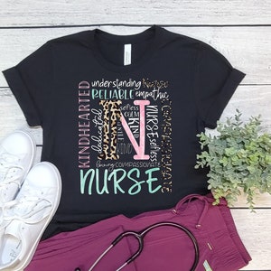 RetroNurse Shirt, Nurse Shirt, Nurse Shirt Women, Nurse Gift Shirt, Nurse Tees, Nurse T-Shirts, Nurse Shirt Gift, Cute Nurse Typography Tee