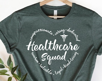Healthcare Squad Shirts, Health Care Worker Shirt, Health Care Hero Shirt, HCA Shirt, HCA Gift,Nurse Appreciation Tee,Home Health Care Shirt