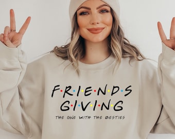 Happy Friends Giving Shirt, Friendsgiving Shirts, Friends Thanksgiving Shirts, Friendsgiving Dinner Night, Friends Thanksgiving, Gift Shirt