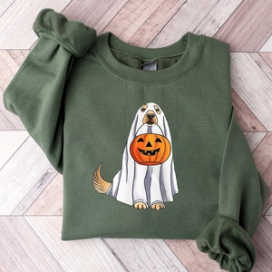 Halloween Dog Shirt, Funny Halloween Shirt, Golden Retriever Shirt, Golden Retriever Halloween Shirt, Golden Retriever Ghost,