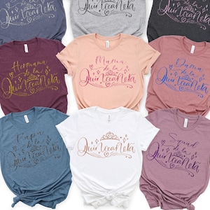 Mis Quince Squad Shirt, Quinceanera Gift Shirt, 15th Birthday Shirt, Quinceanera Matching Tee, Feliz Cumpleanos Shirt, Sweet 15 Gift Shirt