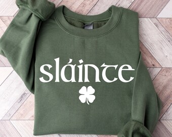 Slainte shirt, st paddys day shirt, slainte sweatshirt, saint patricks day, shamrock shirt, st patricks day, Shenanigans Shirt, shamrock,