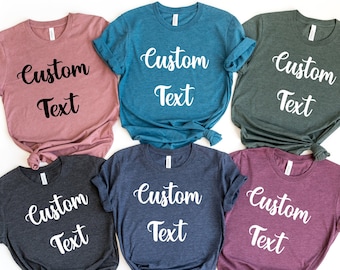 Your Text Here Shirt, Custom Text Shirt, Custom Gift, Your Design Here Shirt, Personalized Shirt, Customized Shirt, Unisex, Youth, Toddler