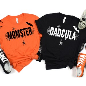 Momster and Dadcula Matching Halloween Shirts, Couples Halloween Shirts, Momster Shirt, Dadcula Shirt, Mom Halloween Shirt,Dad Halloween Tee