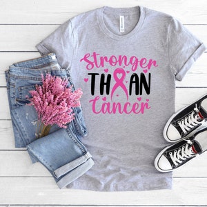 Cancer Shirt, Cancer Survivor Shirt,Stronger Than Cancer Inspirational Shirt,Cancer Awareness Cancer T-Shirt,Cancer Tee,Cancer Awareness Tee