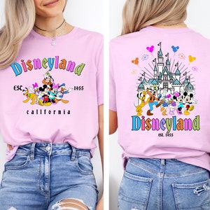 Disneyland California T Shirt, Disneyland Est. 1955 Shirt, Disneyworld Shirt, Comfort Colors Disney Shirt, Mickey And Friends Shirt