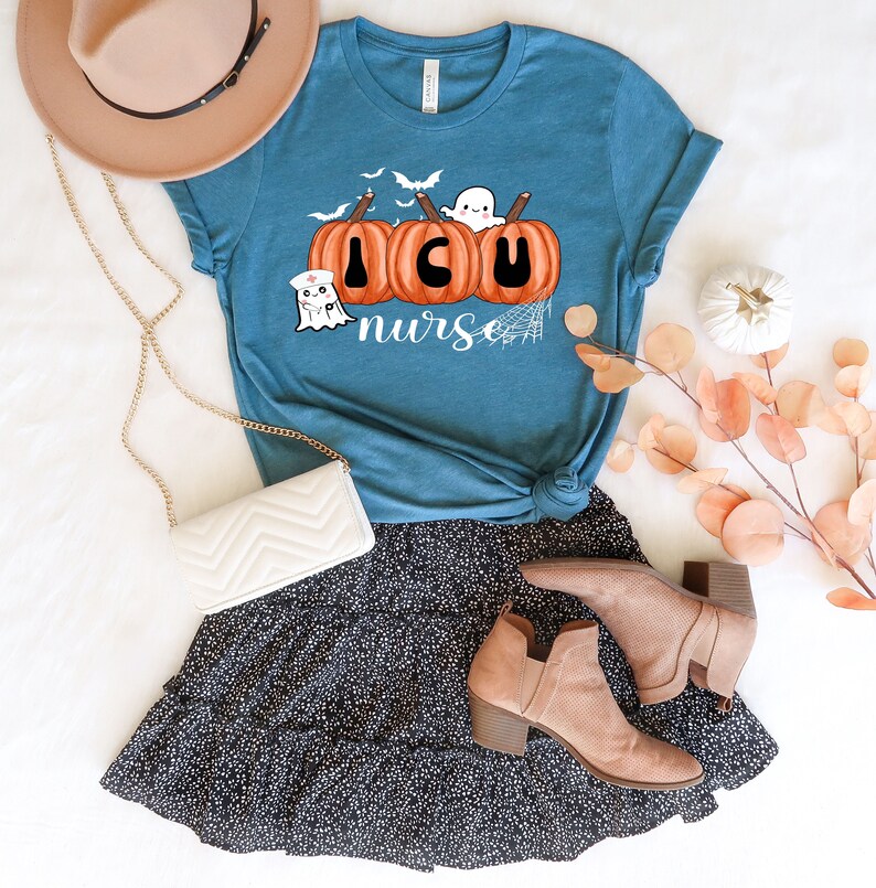 NICU Nurse Shirt for Fall Halloween, Neonatal ICU Nurse Shirt for