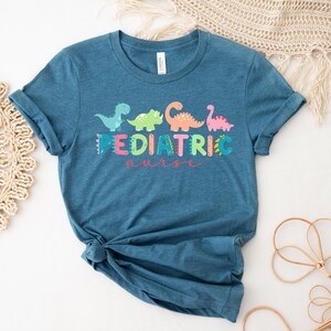 Pediatrics Shirt, Pediatrics Dinosaurs T-shirt, PEDS T shirt, Peds Nurse Tshirt, Cute Peds Nurse Tee, Pediatric Nurse Gift, PEDS Gifts image 5