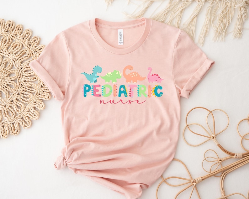 Pediatrics Shirt, Pediatrics Dinosaurs T-shirt, PEDS T shirt, Peds Nurse Tshirt, Cute Peds Nurse Tee, Pediatric Nurse Gift, PEDS Gifts image 8