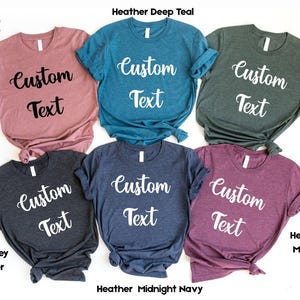 Custom Text Shirt, Inspired Shirt, Your Design Here Shirt, Personalized Shirt, Custom Gift, Unisex, Youth, Toddler Tee