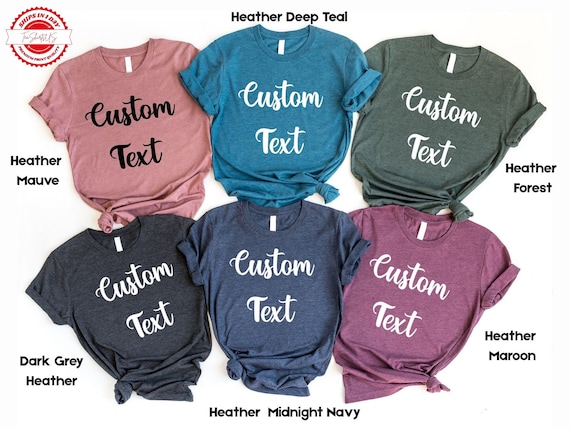 Custom Text Shirt, Inspired Shirt, Your Design Here Shirt, Personalized Shirt, Custom Gift, Unisex, Youth, Toddler Tee
