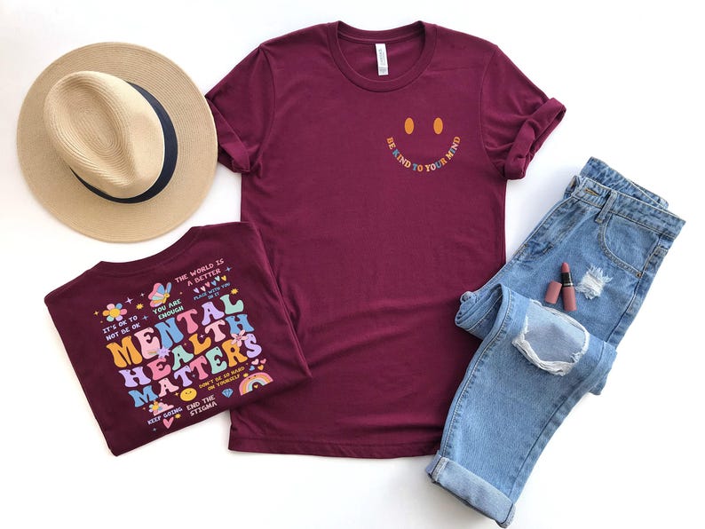 Mental Health Matters Shirt, Mental Health Shirts, Women Inspirational Shirts, Inspirational Gifts, Gift for Her image 6
