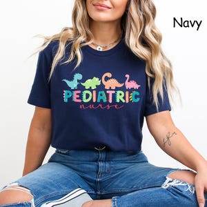 Pediatrics Shirt, Pediatrics Dinosaurs T-shirt, PEDS T shirt, Peds Nurse Tshirt, Cute Peds Nurse Tee, Pediatric Nurse Gift, PEDS Gifts image 1