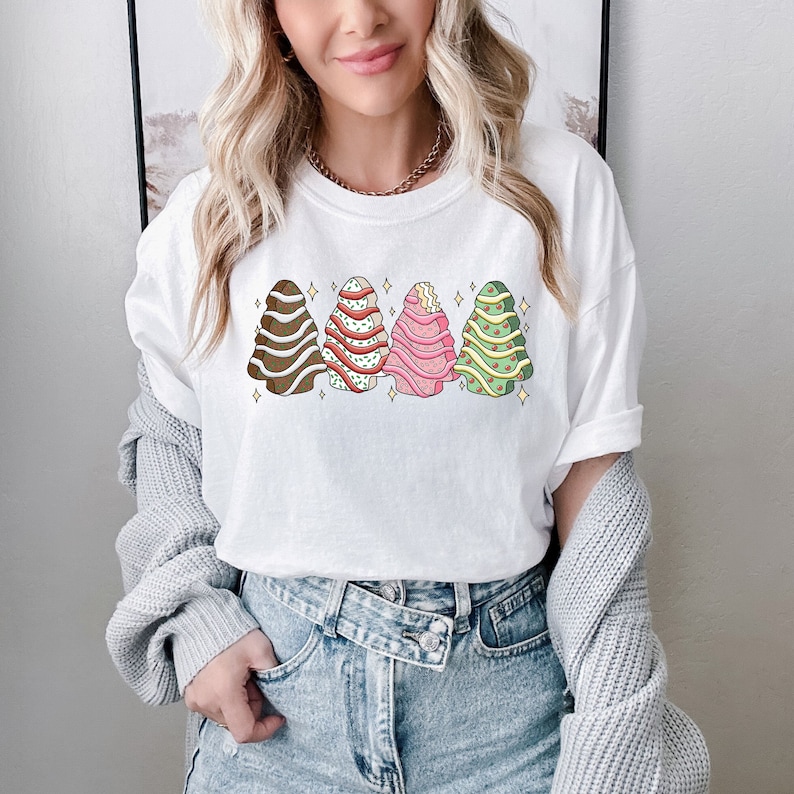 Christmas Cake Sweatshirt, Holiday Apparel, Tis The Season,Christmas Crewneck Sweater, Christmas Sweater Women, Christmas Shirt, Holidays image 5