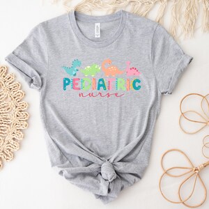 Pediatrics Shirt, Pediatrics Dinosaurs T-shirt, PEDS T shirt, Peds Nurse Tshirt, Cute Peds Nurse Tee, Pediatric Nurse Gift, PEDS Gifts image 4