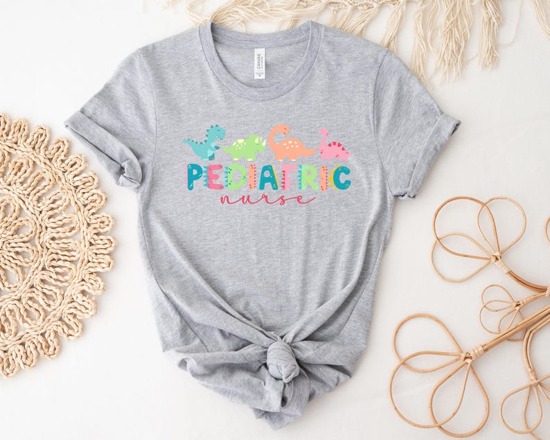 Pediatrics Shirt, Pediatrics Dinosaurs T-shirt, PEDS T shirt, Peds Nurse Tshirt, Cute Peds Nurse Tee, Pediatric Nurse Gift, PEDS Gifts image 4