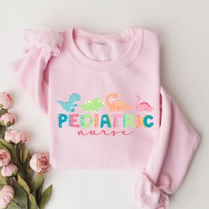 Pediatrics Shirt, Pediatrics Dinosaurs T-shirt, PEDS T shirt, Peds Nurse Tshirt, Cute Peds Nurse Tee, Pediatric Nurse Gift, PEDS Gifts image 6