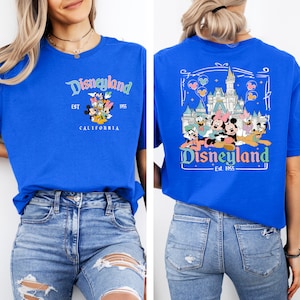 Disneyland California T Shirt, Disneyland Est. 1955 Shirt, Disneyworld Shirt, Comfort Colors Disney Shirt, Mickey And Friends Shirt