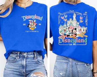 Disneyland California T Shirt, Disneyland Est. 1955 Shirt, Disneyworld Shirt, Comfort Colors Disney Shirt, Mickey And Friends Shirt