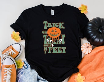Trick or Treat,Trick or Treat Shirt,Funny Halloween T-Shirt,Toddler Halloween Shirt,Halloween ShirtKids,Girls HalloweenShirt,Halloween Shirt