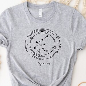 Aquarius Shirt, Zodiac Shirt, Astrology Shirt, Gift for Aquarius, Horoscopes Shirt, Aquarius Sign Shirt, Aquarius Zodiac Shirt afbeelding 6