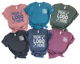 Custom Logo Shirts, Personalized Logo Shirt, Custom Design Shirt, Custom Text Shirt,Your Business Logo or Brand Logo T Shirt,Team Logo Shirt