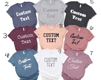 Personalized T-shirt, Custom T-Shirts, Custom Shirt, Personalized Shirt, Custom Shirt Printing, Custom Shirt for Women, Custom Shirt for Men