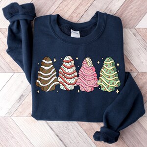 Christmas Cake Sweatshirt, Holiday Apparel, Tis The Season,Christmas Crewneck Sweater, Christmas Sweater Women, Christmas Shirt, Holidays image 4