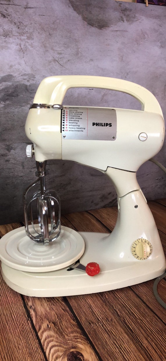 Rare WORKING Vintage 1938 Philips 10 Speed Stand and Handheld Mixer With  Timer -  Canada