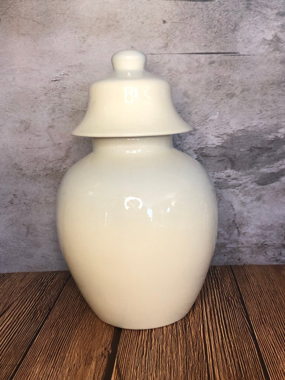 Vintage Ceramic Jar and Lid Signed and Dated 1980s Retro Etsy