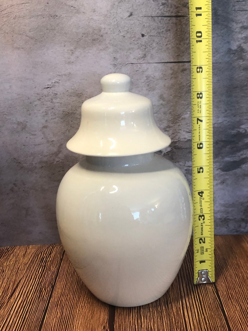 Vintage Ceramic Jar and Lid Signed and Dated 1980s Retro Etsy