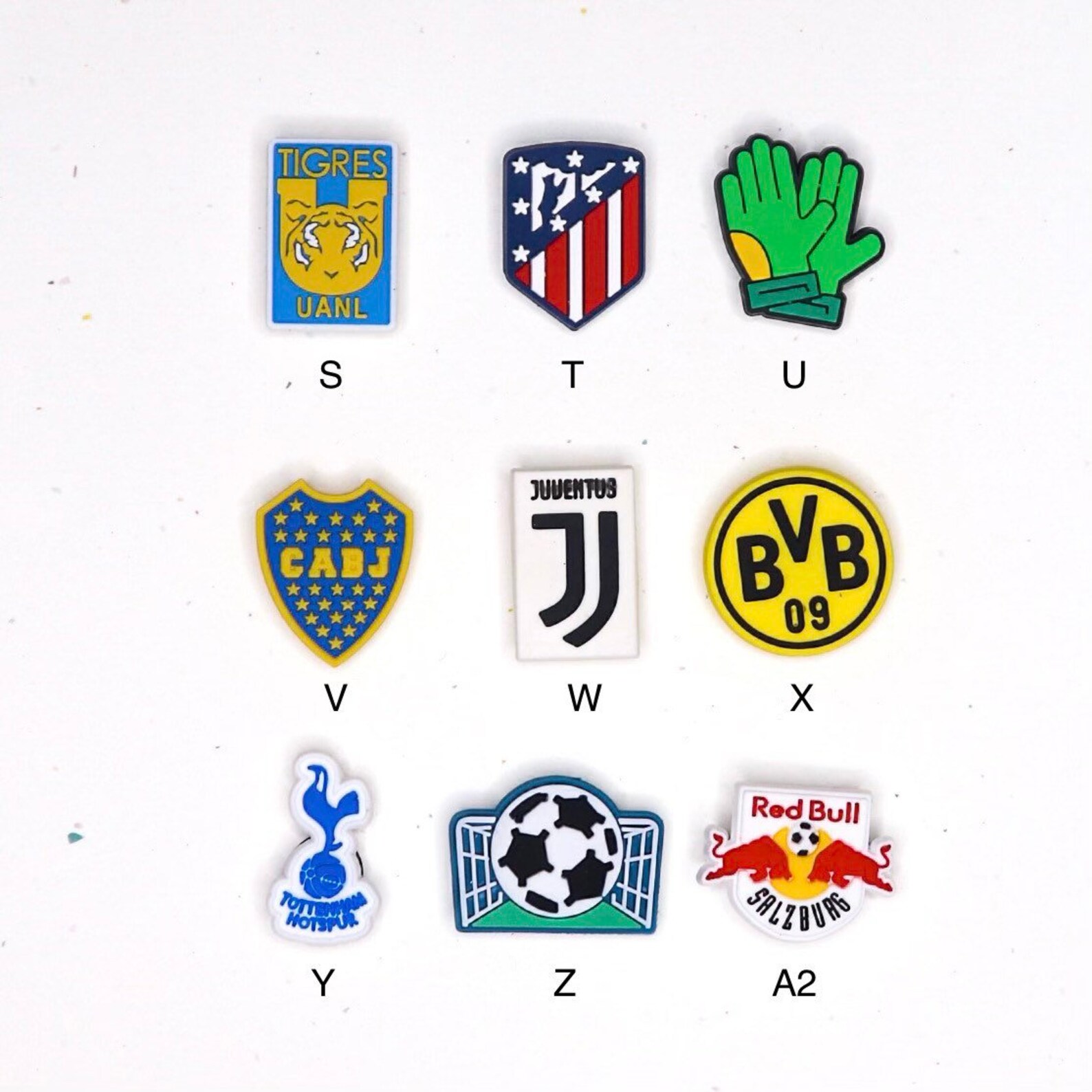 Soccer Teams Crocs Charms Sports Shoe Charms Fútbol Etsy