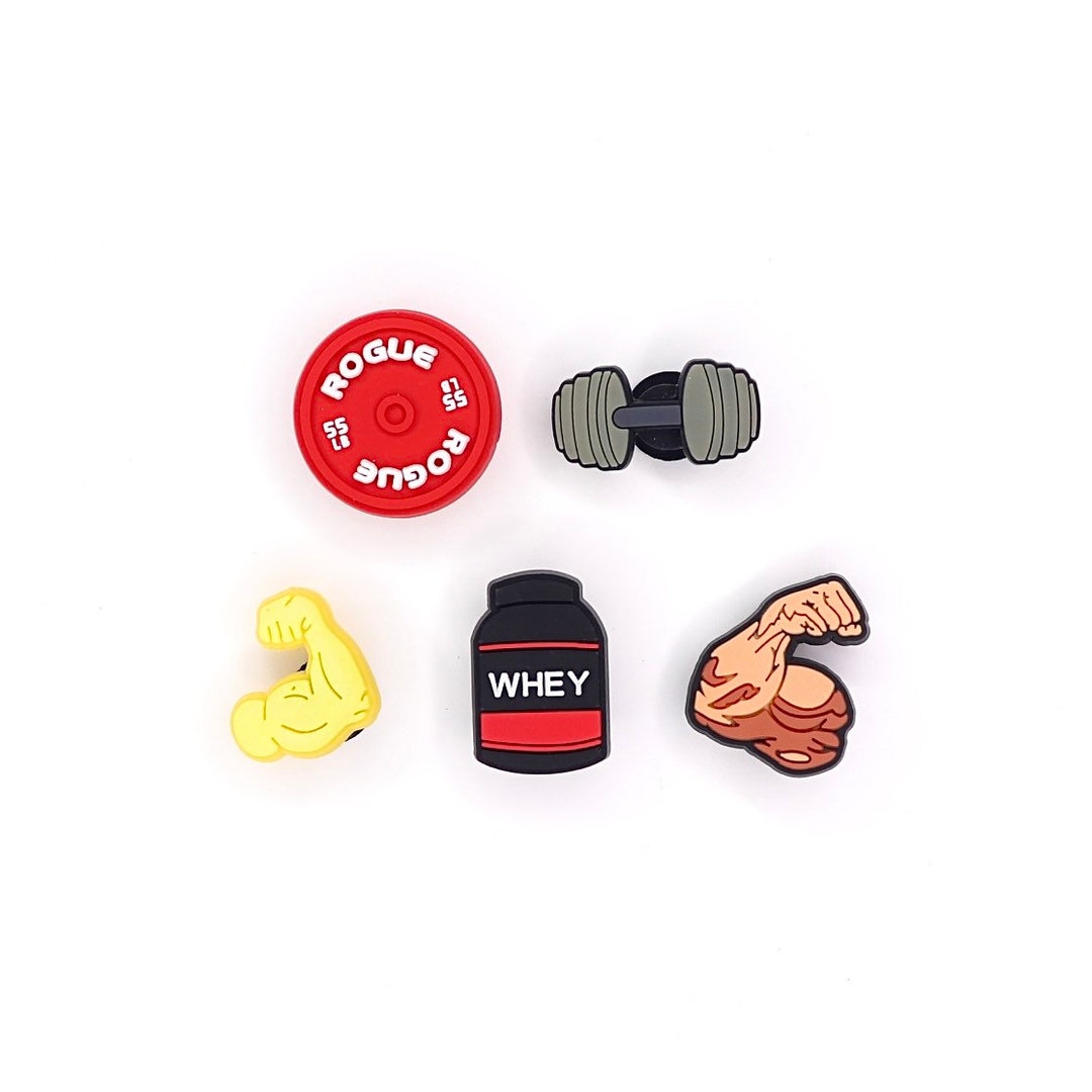 Gym Crocs Charms Heavy Lifting Weight Plates Shoe Charms Etsy