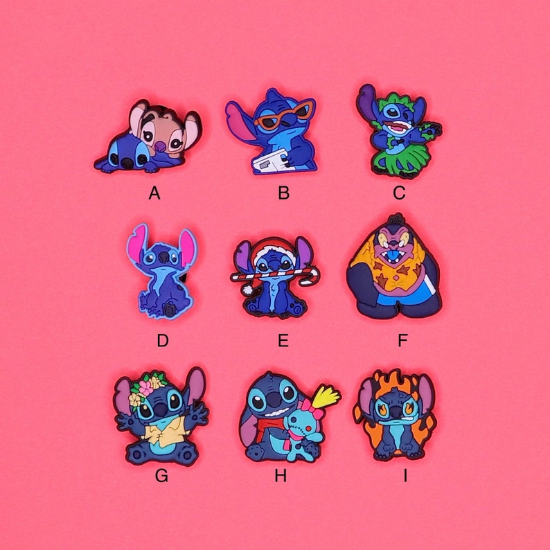 Lilo and Stitch Crocs Charms Stitch and Angel Shoe Charms Etsy