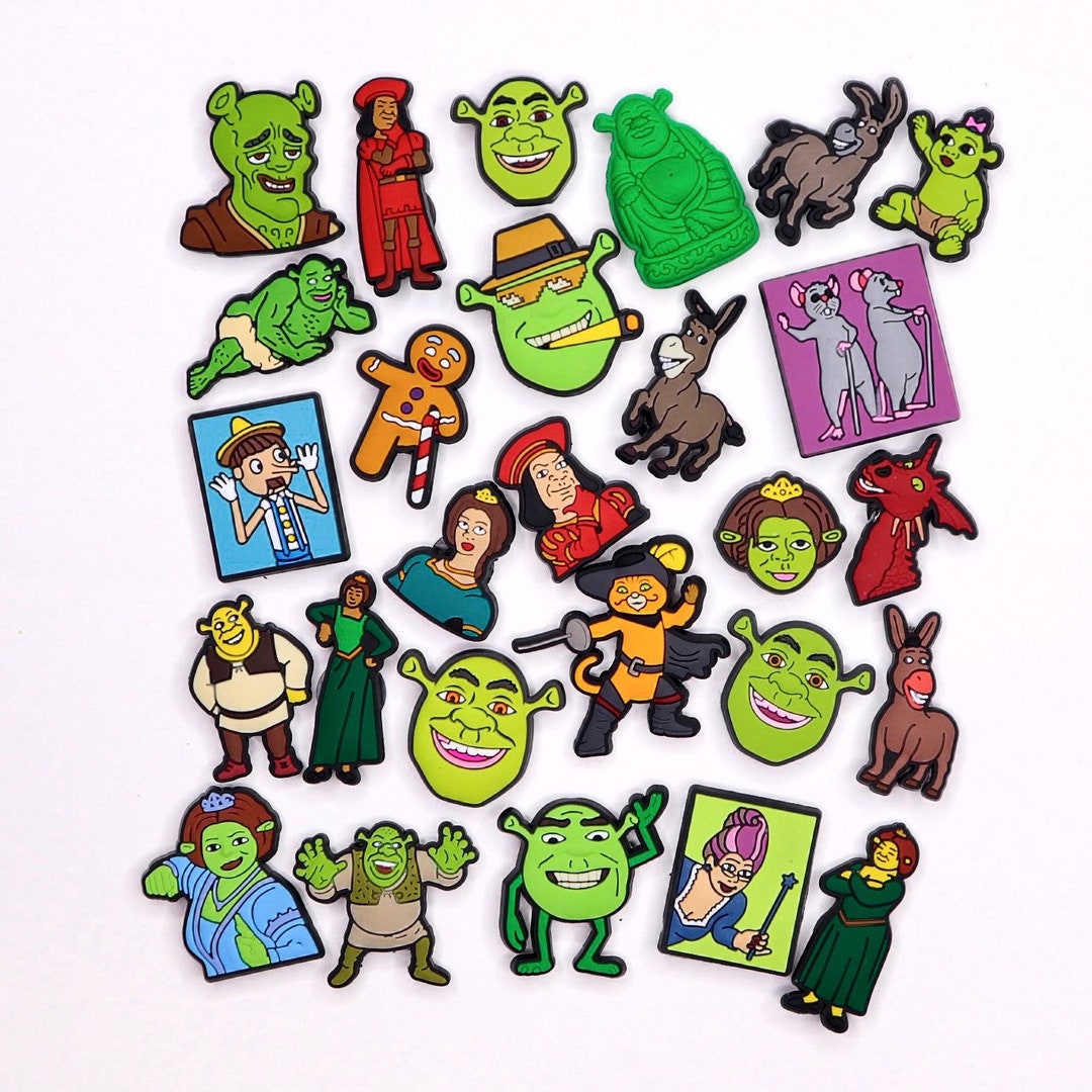 Crocs Shrek Shoe Charm Plastic Shoe Charm Price in India - Buy