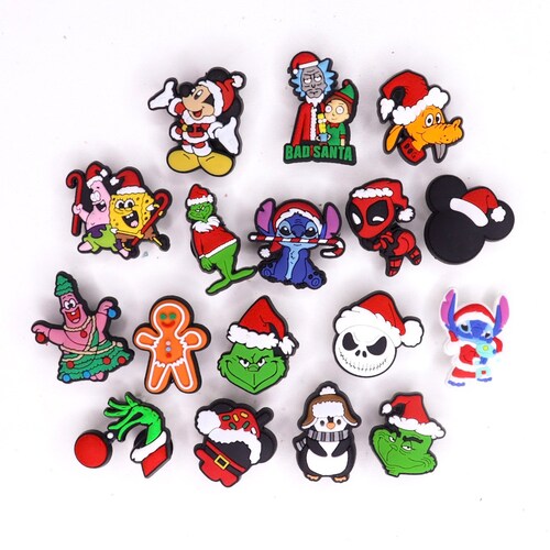 Christmas Shoe Charms Etsy