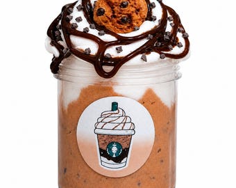 Cookie Crumble Frappe Handmade Butter Slime Scented Chocolate Vanilla Sensory Toy