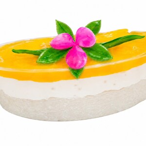 Mango Sticky Rice Handmade Slime Kit DIY, Scented Dessert Slime, Sensory Toy image 7