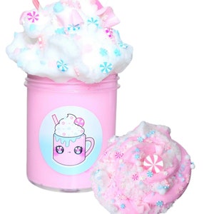 Pink Hot Coco duftende handgemachte Butter Wolke Schleim